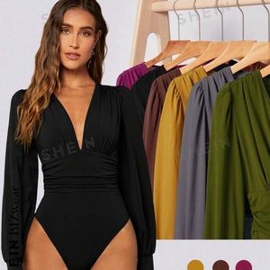 Long sleeve bodysuit from SHEIN. Never worn. Size L.